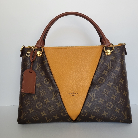 Louis Vuitton Monogram V Tote MM in Safran - Picture 8 of 13